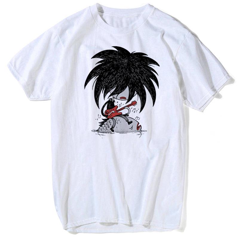 Men Tops The Cure T Shirts Men Casual Men Robert Smith T Shirts Short Sleeve