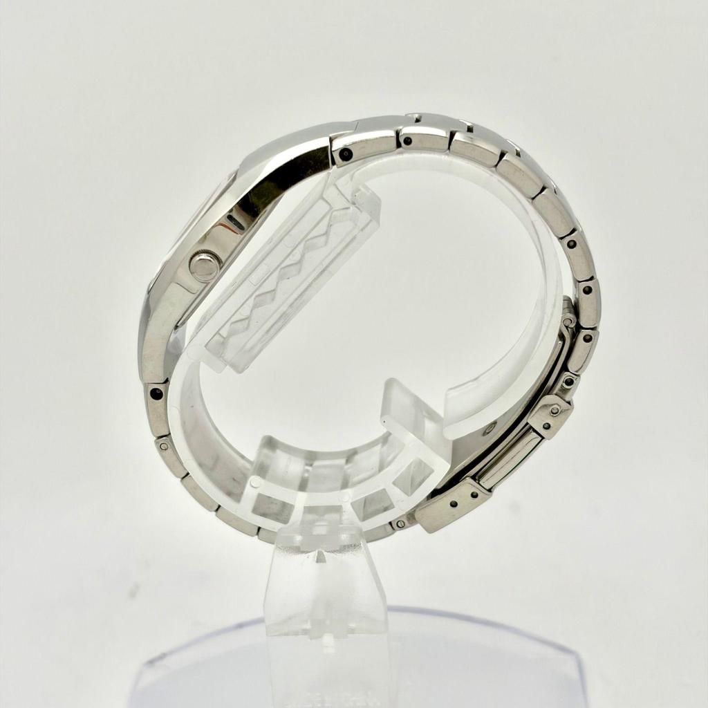 Used [New Battery] SEIKO Lukia Ladies Watch Pink Silver 4N21-5450 8N1796