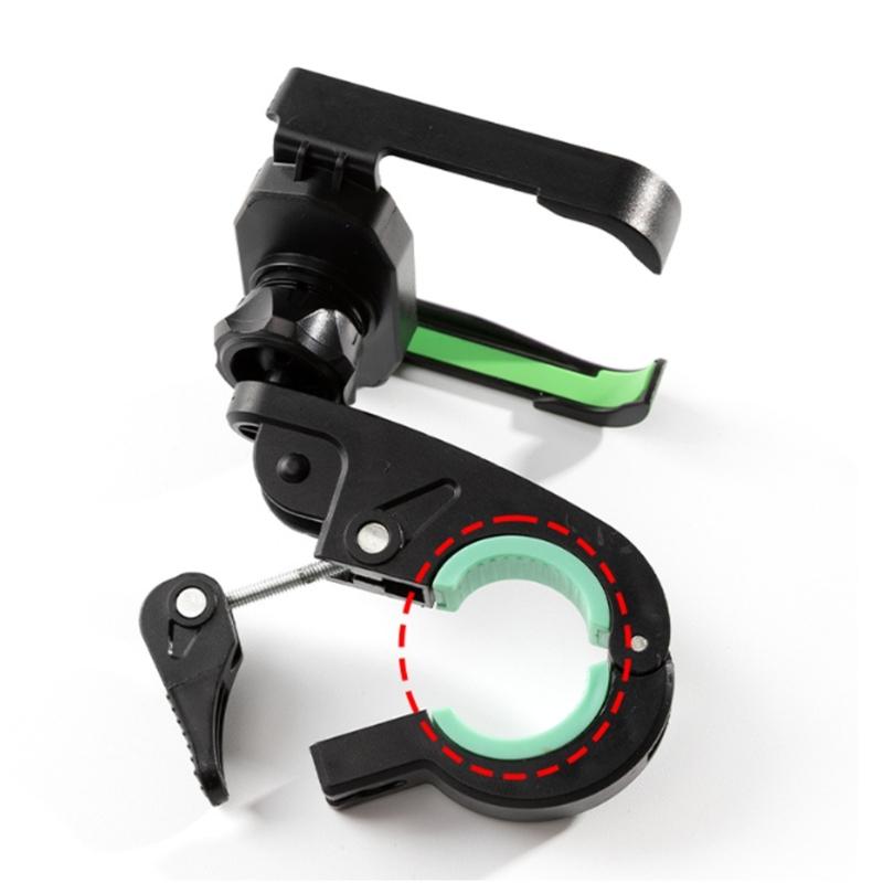 360 Rotating Bike Phone Holder Bicycles Phone Clamps Scooter Phone Clip Adjustable Nonslip Cycling Bracket Enduring