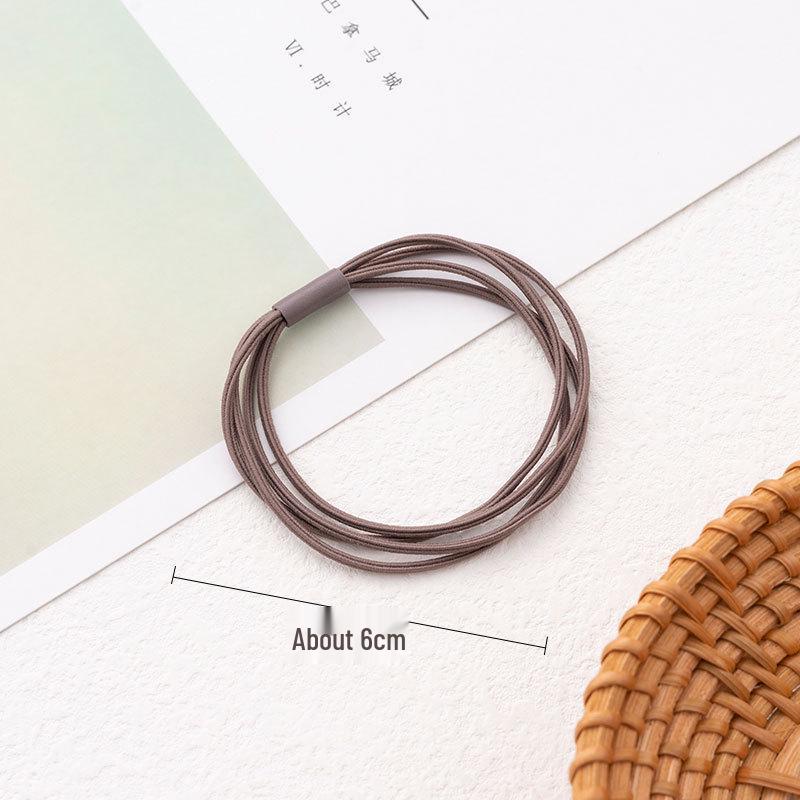 Korean Style High-Elastic Seamless Hair Tie for Ponytails