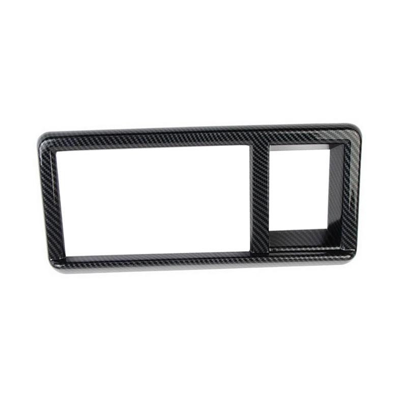 1pcs Central Control Headlight Switch Panel Cover Trim for Ford Maverick  Accessories ABS Plastic Carbon Fiber