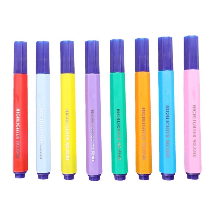 

8Pcs Classroom Organization Marker Pen Fluorescent Highlighters Soft Color Coding Systems For Marking And Office Use 1