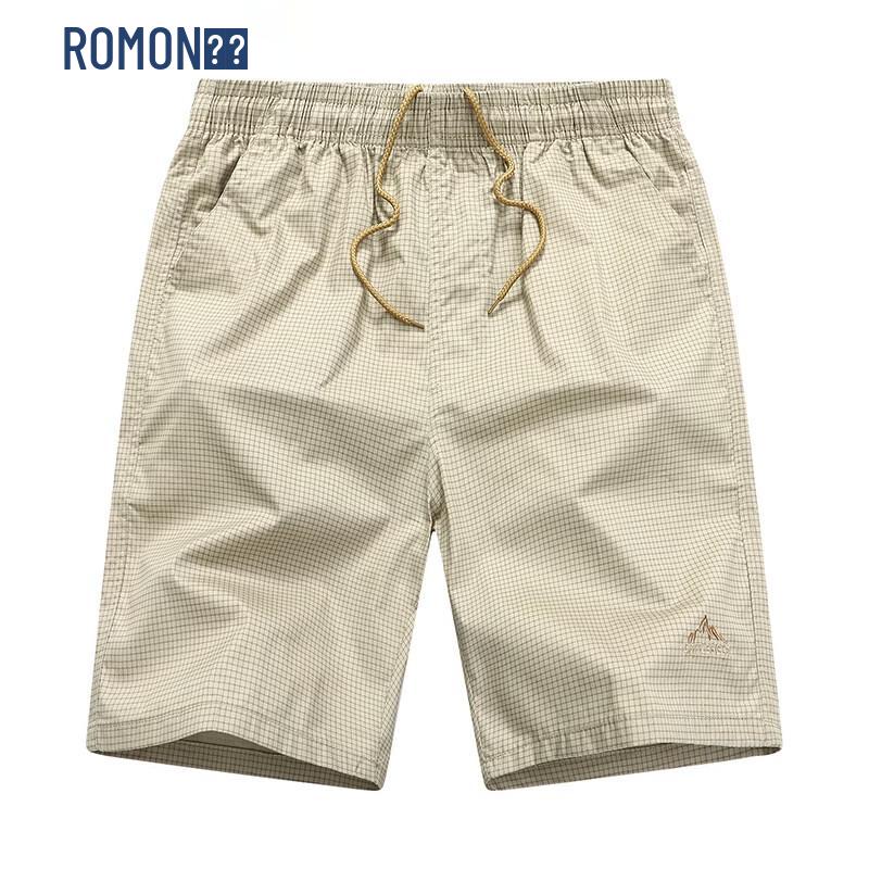 

ROMON Men s Loose Fit Plus Size Summer Cargo Beach Shorts 4XL