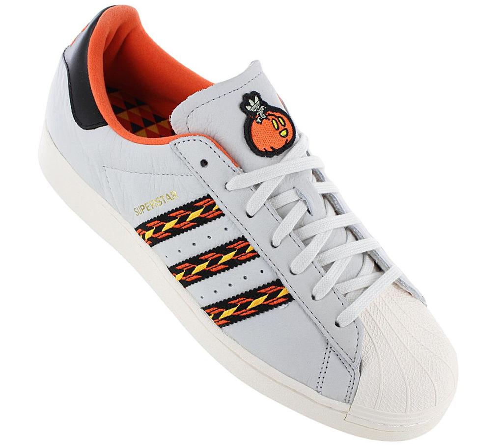 Adidas Originals Superstar Halloween - Pánské Tenisky Boty Kožená Šedá HR1433 ORIGINÁL