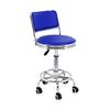 Modern Adjustable Swivel Bar Stool with Wheels