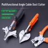 Multifunctional Folding Pliers & Wire Duct Scissors for 45°/90° Angle Shearing and Woodworking Trim