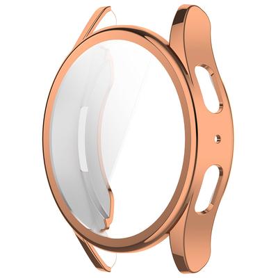TPU Protective Case Screen Protector for Samsung Galaxy Watch 7(Rose Gold 44mm)