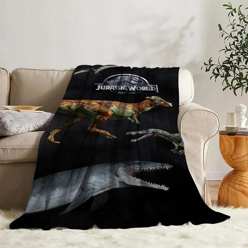 Fluffy Blanket  J-Jurassic Park Bed Sofa Camp Nap Bedroom Decor Bedspread Soft Fleece Home Textile Birthday Wedding Gift Blanket