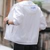 Sunscreen Clothing Men's Summer Thin Breathable UV Protection Hooded Fishing Sunscreen Clothing Casual Ice Silk Couple Jacket