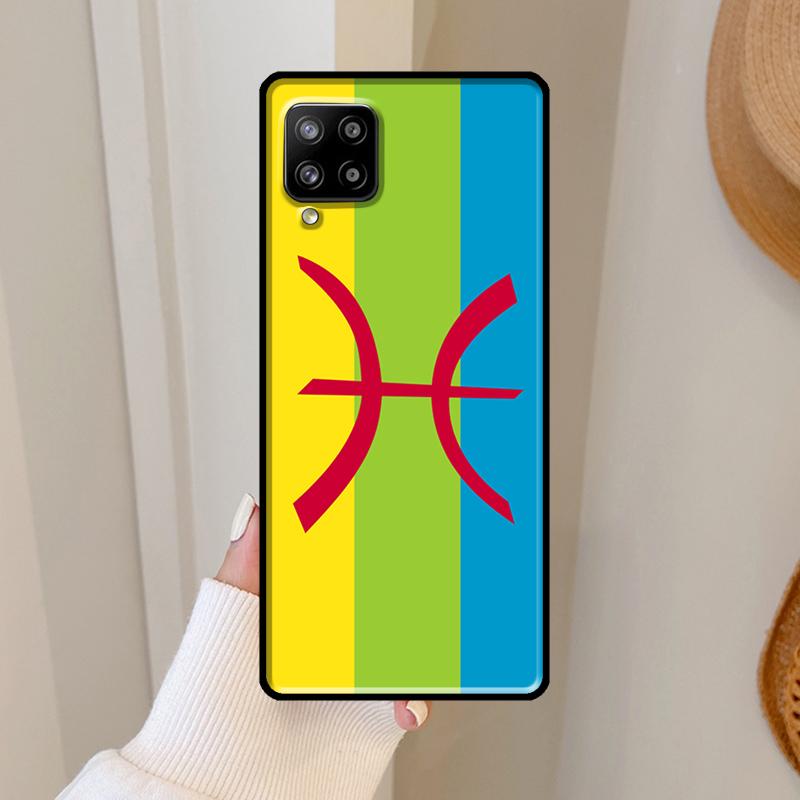 Amazigh Berber Flag Case For Samsung Galaxy A05 A06 A16 A26 A36 A56 A53 A32 A52 A33 A13 A55 A35 A15 A14 A34 A54