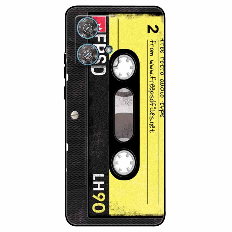 Skirta Moto G84 5G dėklas Silikoninis Minkštas Spausdintas Katės Drugelio Telefono Dangtelis Motorola MOTO G84 TPU Dangtelis MotoG84 G 84 Madingas Maišelis