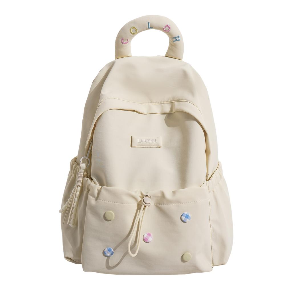 Schoolbag High-value cute girl backpack Large capacity lightweight female student schoolbag Junior high school student travel backpack