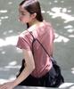 Leuba Plain Cotton T-Shirt - Rust Pink