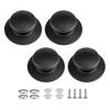 4pcs Multipurpose Pot Lid Knobs Replacements Handles Home Accessory for Kitchen Supplies Cookware Pot Lid Black