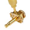 Musiclily Pro Vintage Guitar Locking Tuners for LP Les Paul Electric Gold Cream Button 3L+3R Guitar/Acoustic Guitar,