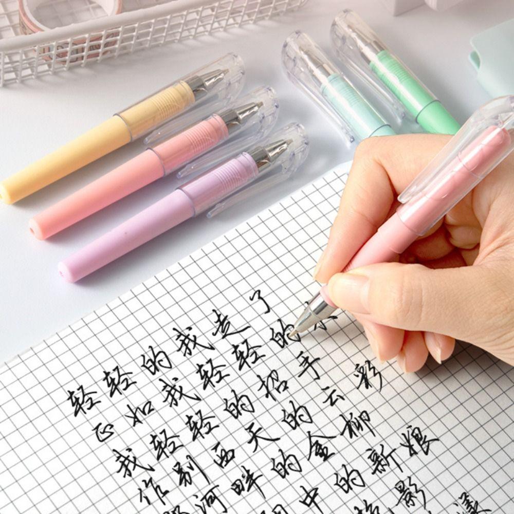 Morandi Color Ballpoint Pen Mini Sign Pen Smooth Writing Gel Pen  School Office