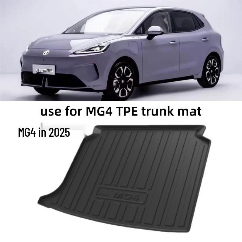 Waterproof TPE Trunk Mat for 2025 MG4 RHD Overseas Version - Wear-Resistant 2025 MG4 RHD Trunk Mat