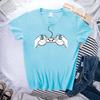 Neuartige kreative Spielkonsole 3D-gedrucktes Muster Damen-Shirt Kurzarm T-Shirt