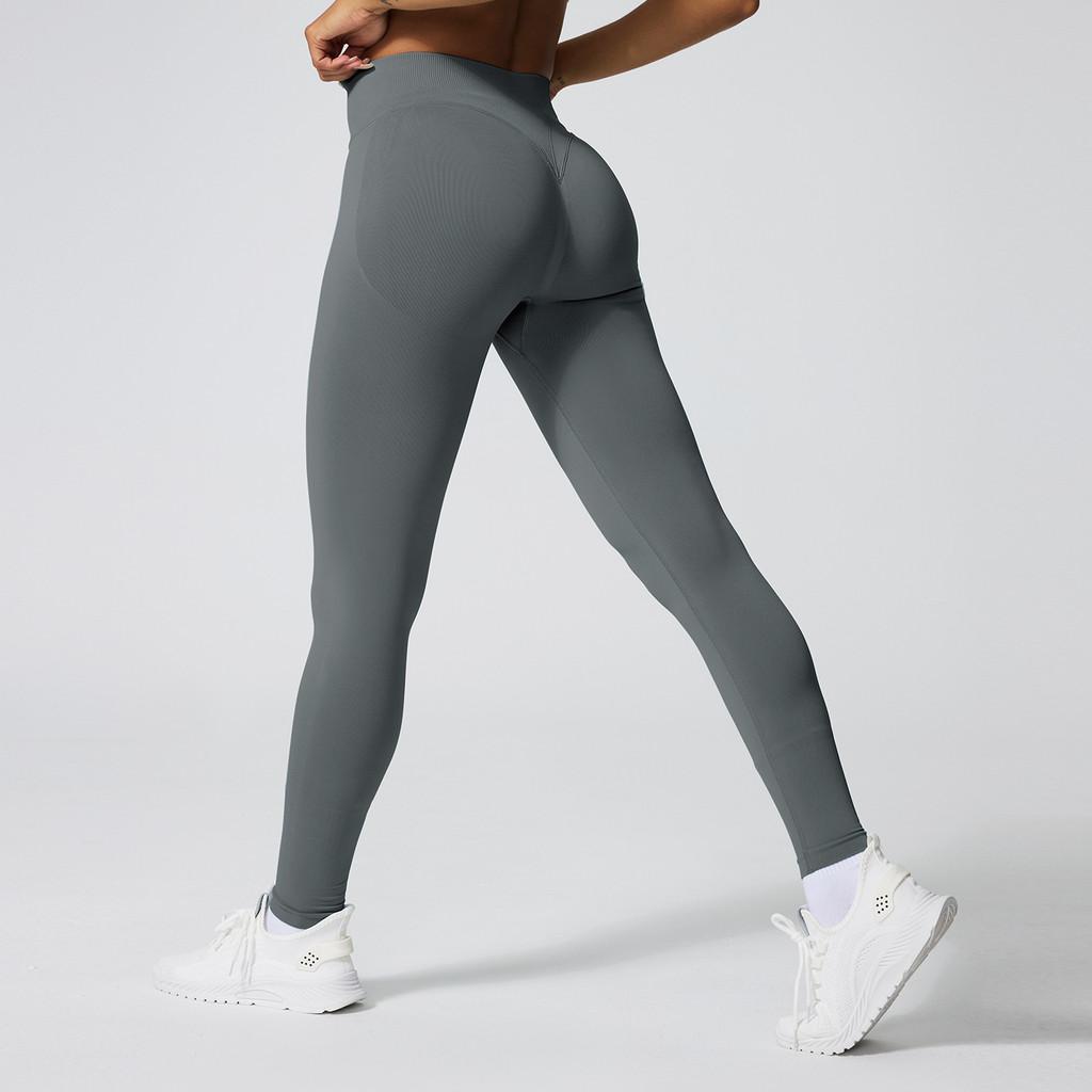 Seamless High Waist Peach Hip Yoga Pants For Women With Moisture Wicking Fitness Tights For Gym And Running