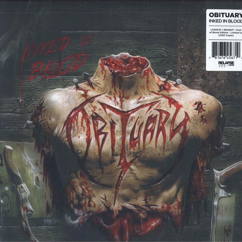 

LP Пластинка OBITUARY - Inked In Blood RR45671 Relapse Records 2022 США Рок
