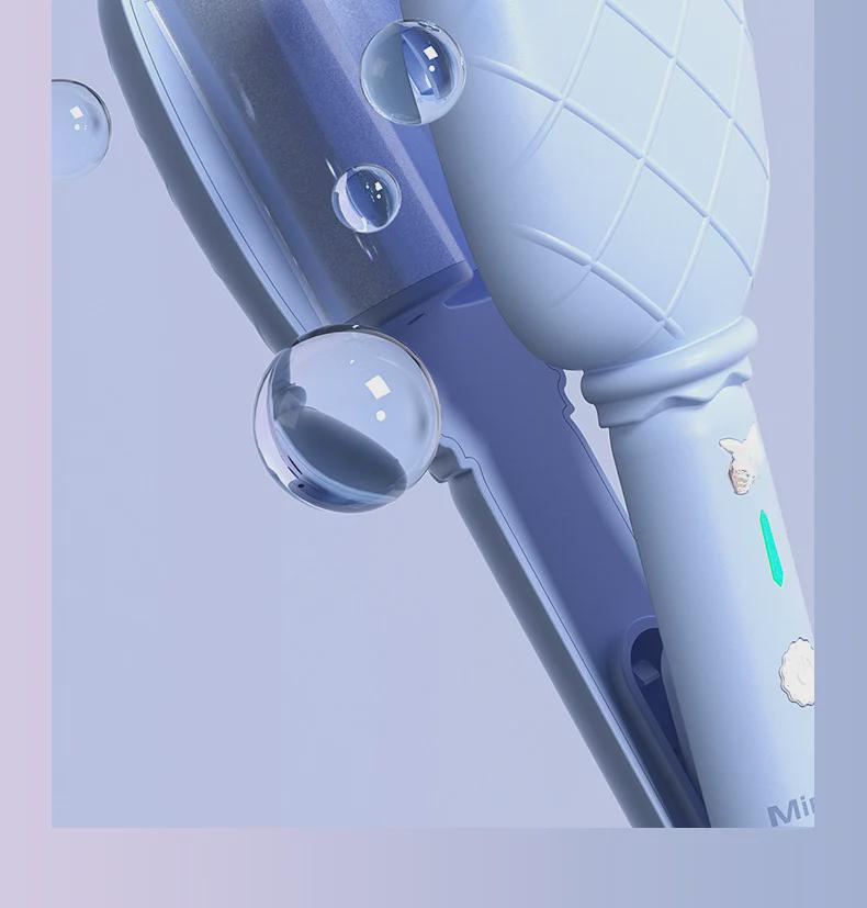 32mm Egg-Style Curling Iron: New Ripple Design for Students