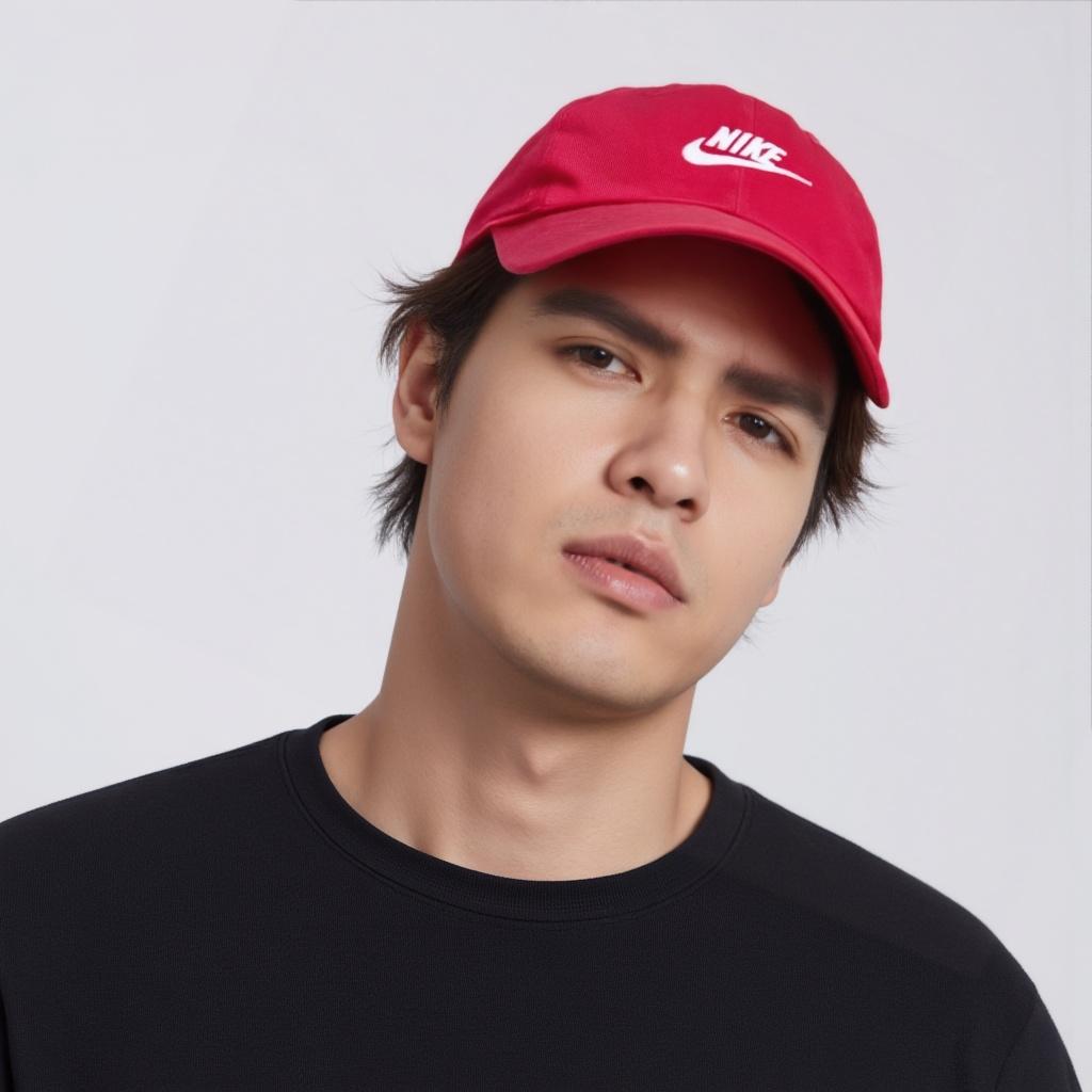 Nike Logo Cap Unisex Hats Red FB5368-657