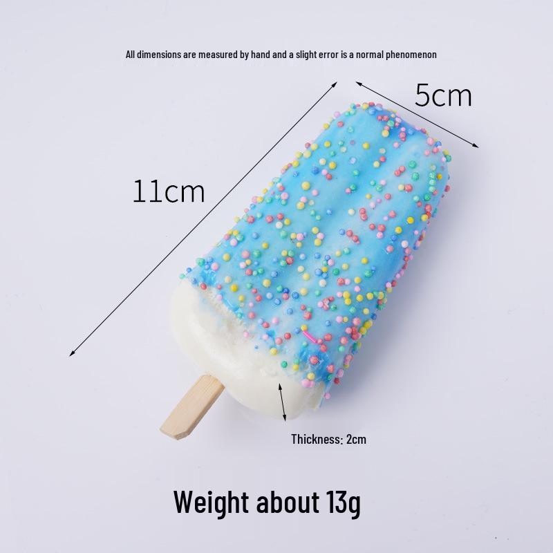 Summer Ice Cream Popsicle Model for Home Display, Kitchen Decor, and Photography Props