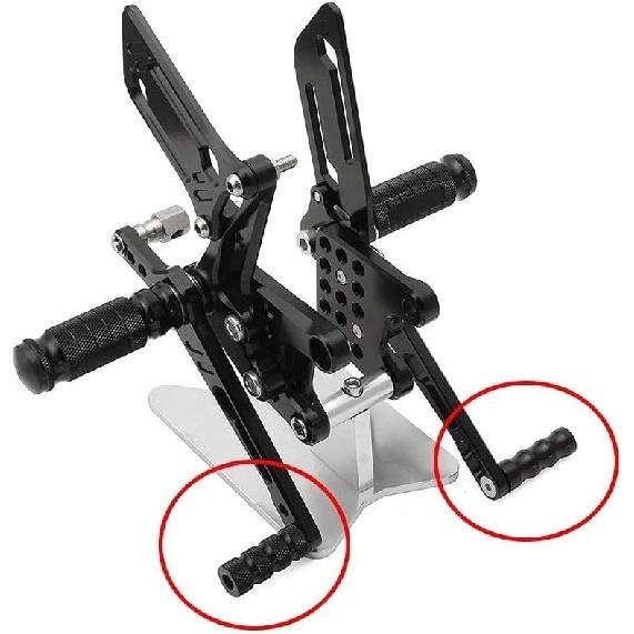 Motorcycle Knurled Shifter Peg Anti-Skid Gear Shift Brake Lever Foot Pegs Ped