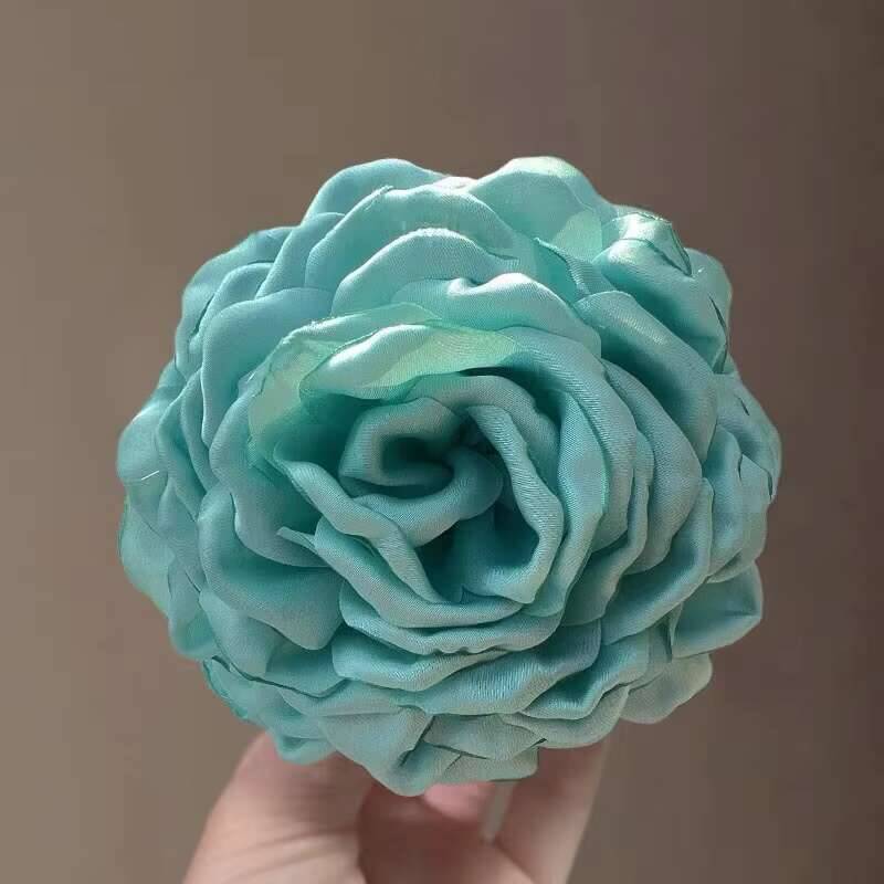 9cm Große Blume Haarspangen Französische Krallenklemme Für Frauen Haarschmuck Koreanisch Hinterkopf Haarklammer Mädchen Geschenke