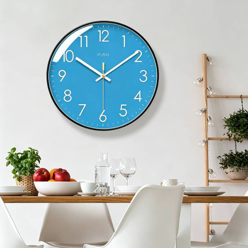 Minimalist Nordic Wall Clock With Quartz Movement For Living Room Decor