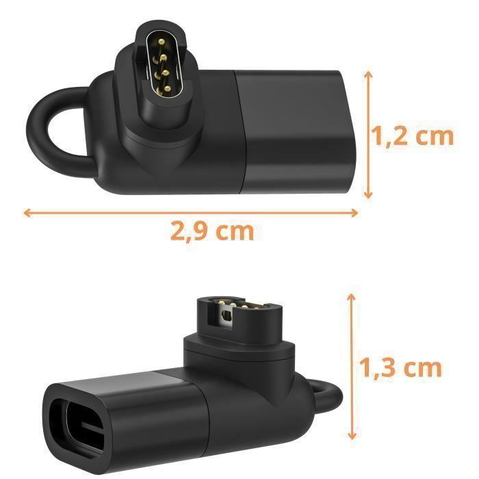 USB-C auf Garmin Fenix 8 E 7 7S 7X 6 6S 6X 5S 5X Adapter Forerunner 945 955 965 45 245 265 Approach Vivoactive Phonillico®