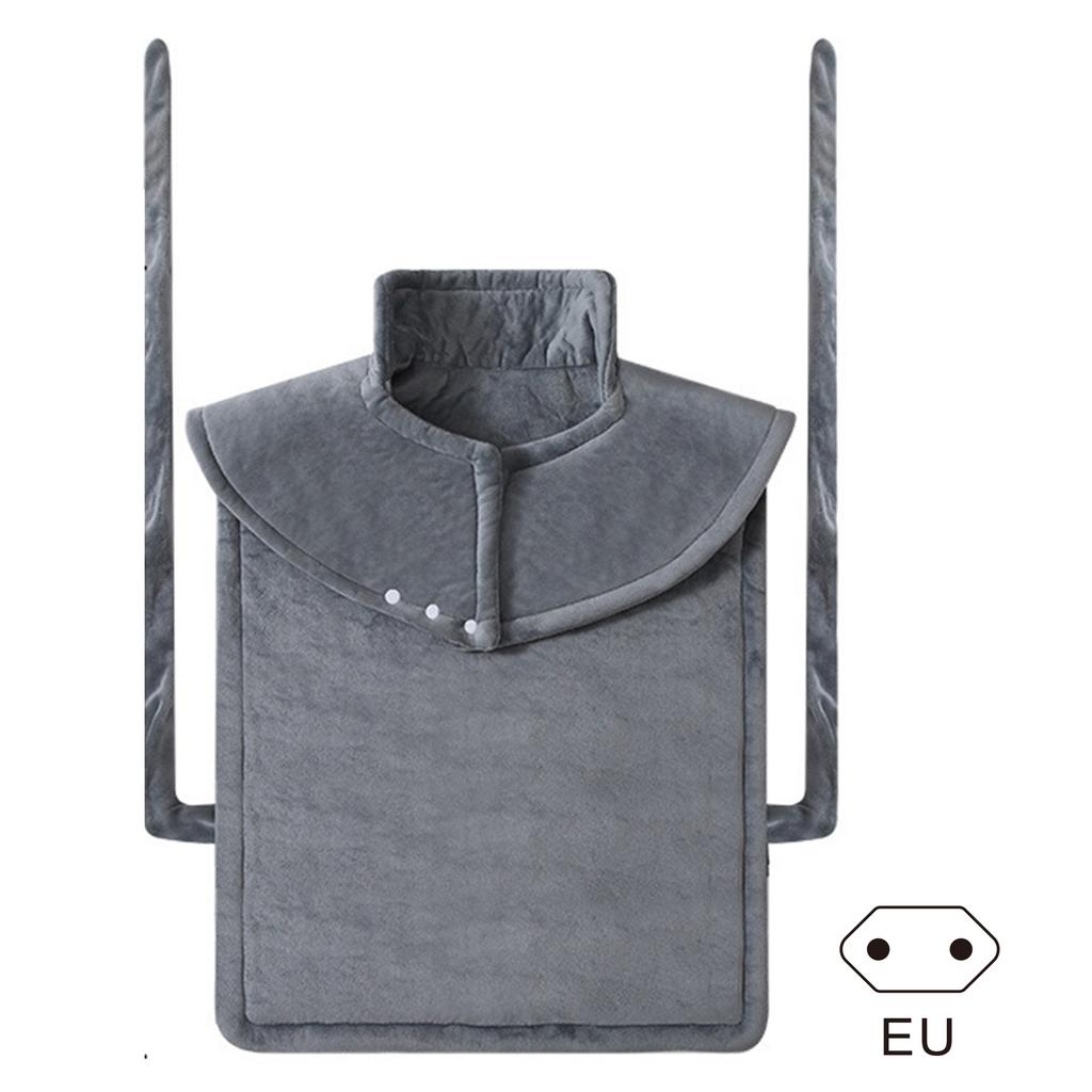 USB Electrically Heated Shoulder Pad with 9 Adjustable Heat Levels Heated Blanket for Neck and Shoulders Pain Relief