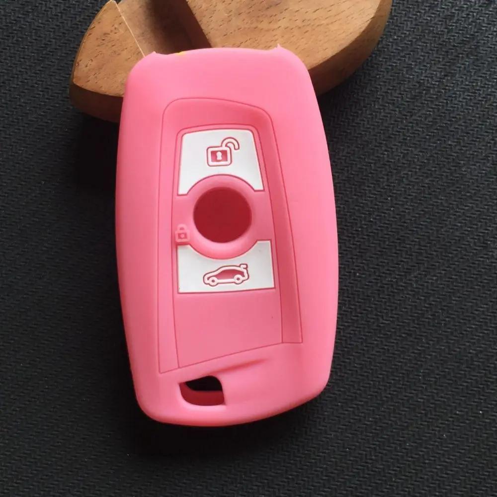 Silicone Car Key Fob Cover Case Holder Keychain Accessories For Bmw F10 F20 F30 Z4 X1 X3 X4 M1 M2 M3 E90 1 2 3 5 7 Series Remote