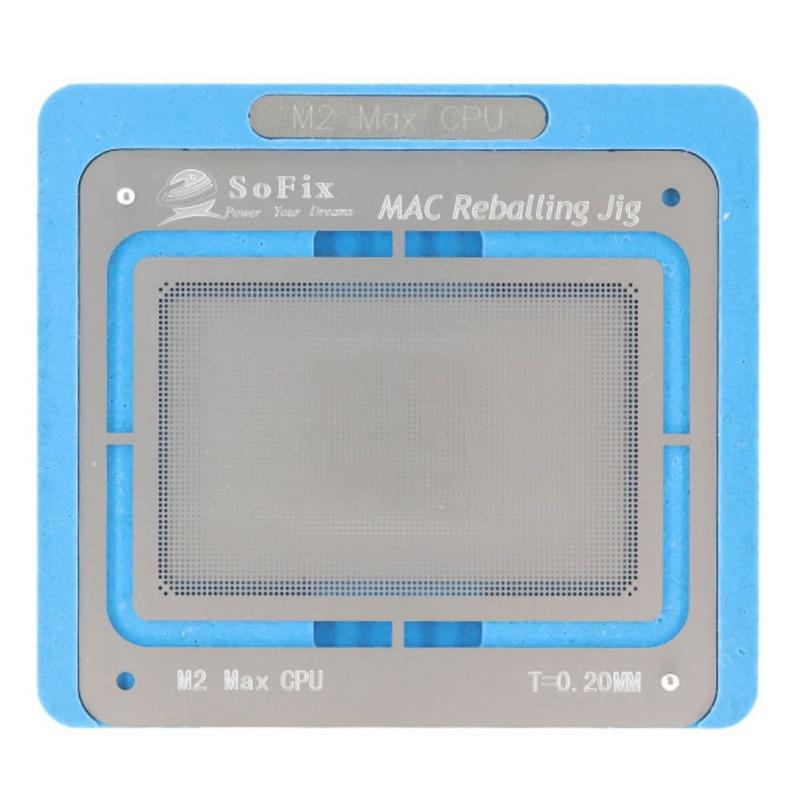 Sofix Upgrade M4 M2 Pro CPU Reballing Jig with Stencil BGA Reballing Kit Logic Board BGA reballing Magnetic Stencil for Macbook