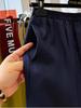 3731 Elegant Korean-Style Linen Ruffle Midi Skirt for Women