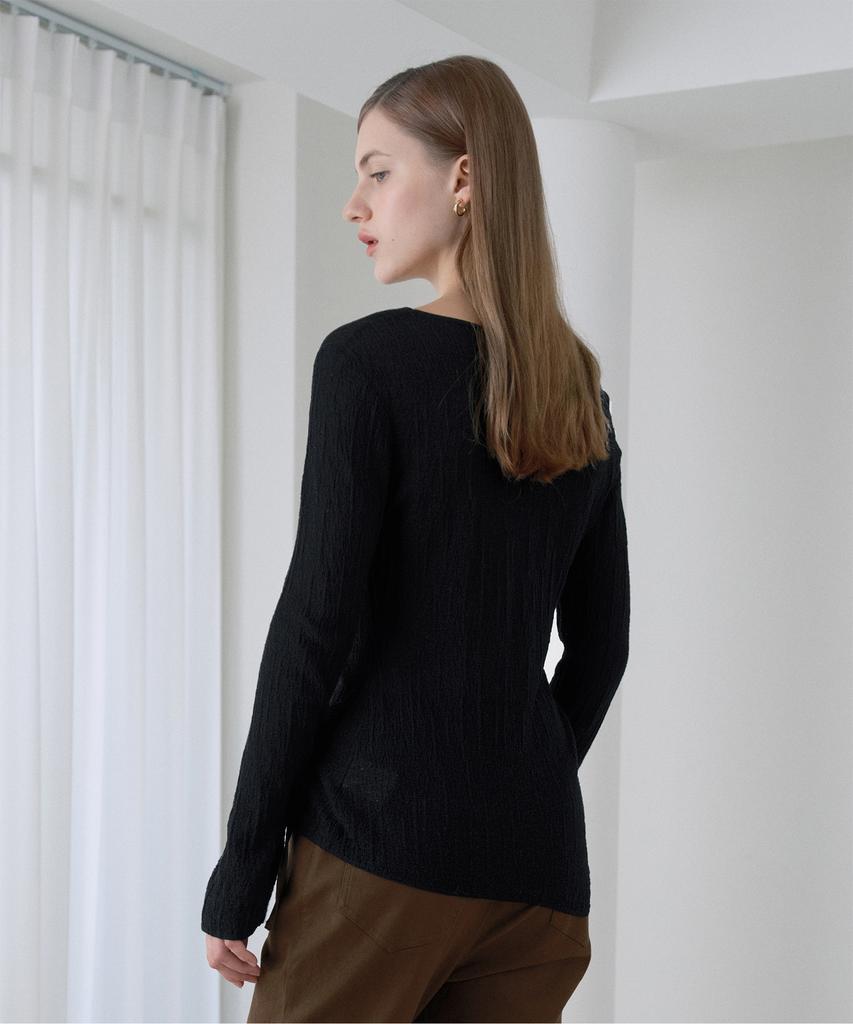 JUCYJUDY Boat Neck Knit Pullover Jzkt021D