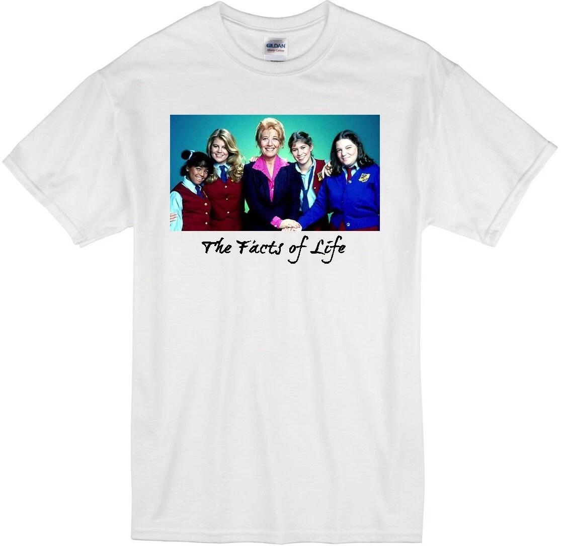 THE FACTS OF LIFE BLAIR TOOTIE NATALIE JO RETRO TV WHITE T-shirt M