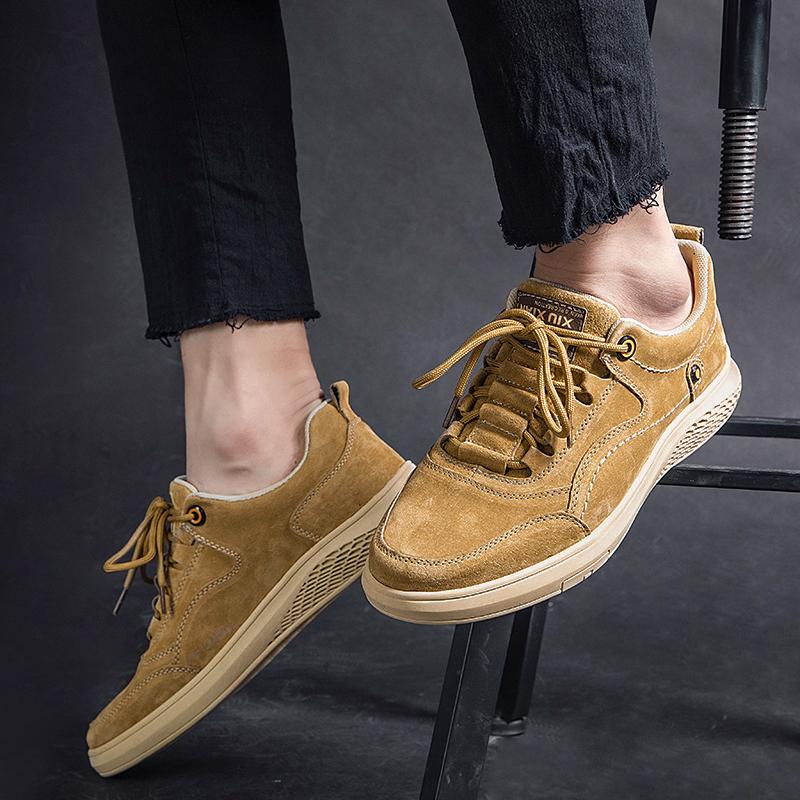 New trendy men's board shoes Comfortable and high-quality styles Leisure sports and outdoor walking fashion Young shoes