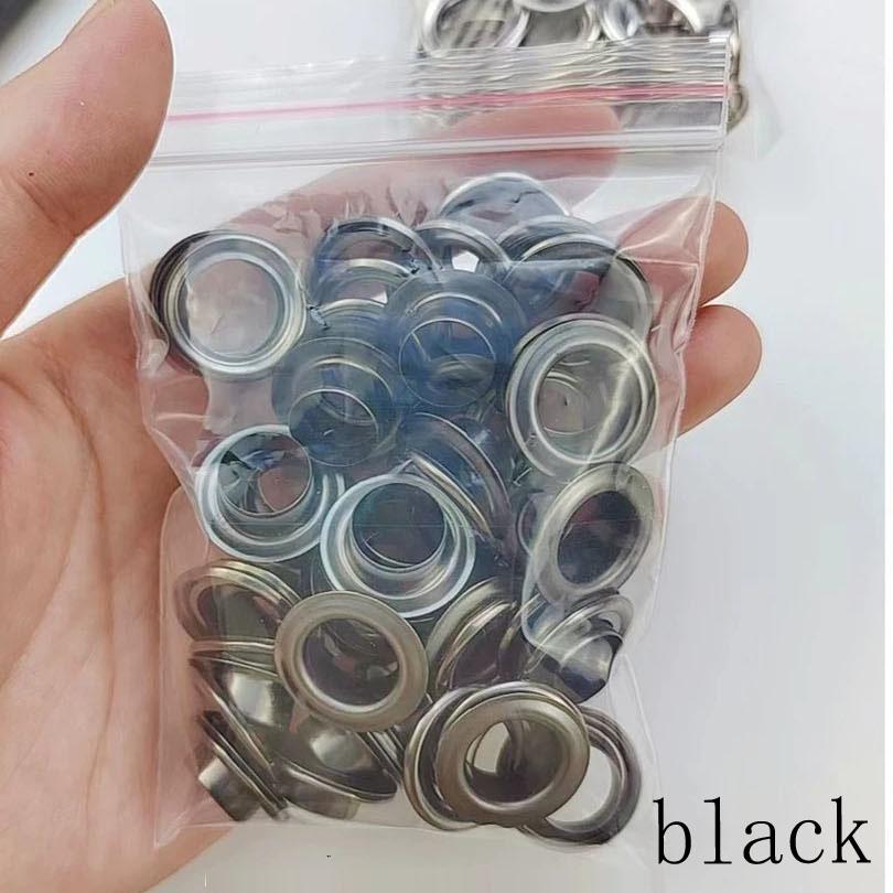 

120 Sets Of Brass Canvas Buttons 12MM With Installation Tools Box Tool Accessories Professional Tools Instrument Parts чорний