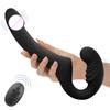 6 Inch 4 Inch Strap On Double Sided Dildo 10 Strong Vibrating Anal Clitoral G Spot Vibrator Pegging & Lesbian Sex Toys