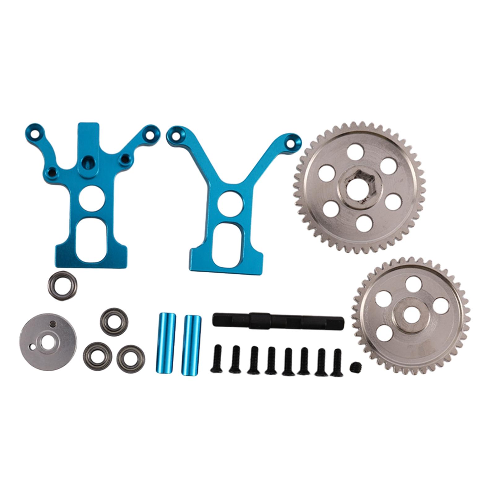 

Metal 0207 Reducer Transmission Assembly kit suitable for HSP 94102 94122 1:10 Scale RC /-Road Car Spare Parts Accs синій