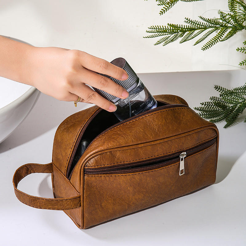 Travel Toiletry Bag for Men Large Capacity Toiletry Organizer with Handle Water Resistant Shaving Bag Travel Accessories