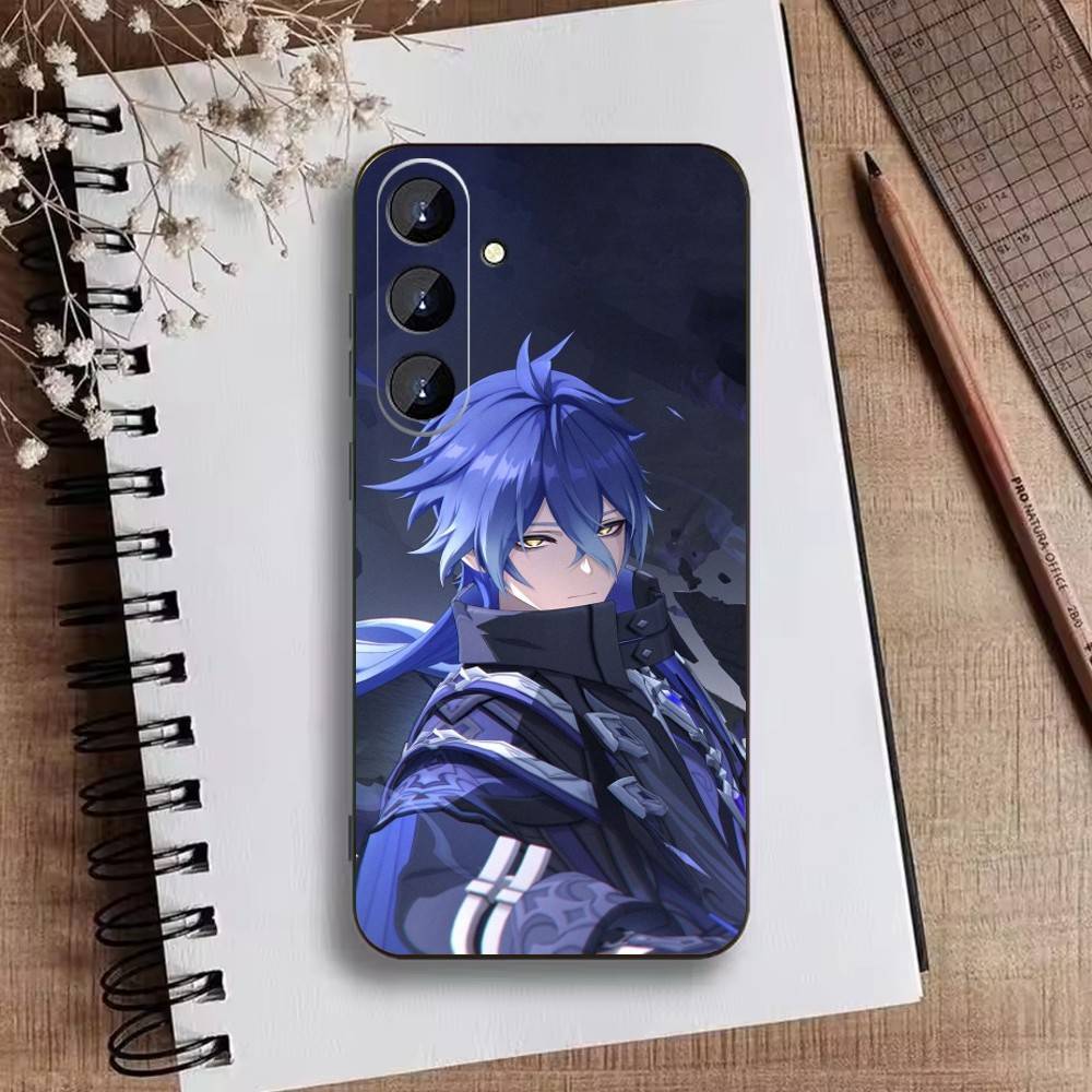 K-Kazuha Genshin K-Kaedehara Phone Case For Samsung Galaxy A73,A72,A71,A70,A52,A51 Others Soft Black Cover