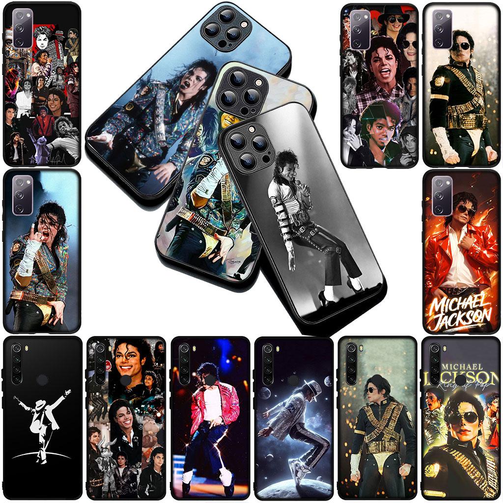 Handyhülle für Samsung Galaxy S22 S21 S20 FE Ultra Plus A07 A17 A15 A16 A25 A57 A37 Weiche Hülle M-Michaels Heißes J-Jacksons Poster