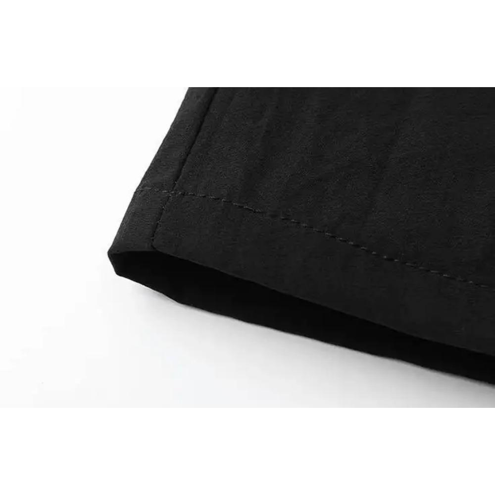 Men's Ice Silk Pants Summer Men's Casual Sports Pants Gray Zipper Pockets Slim Straight Breathable Lightweight Cool Feeling