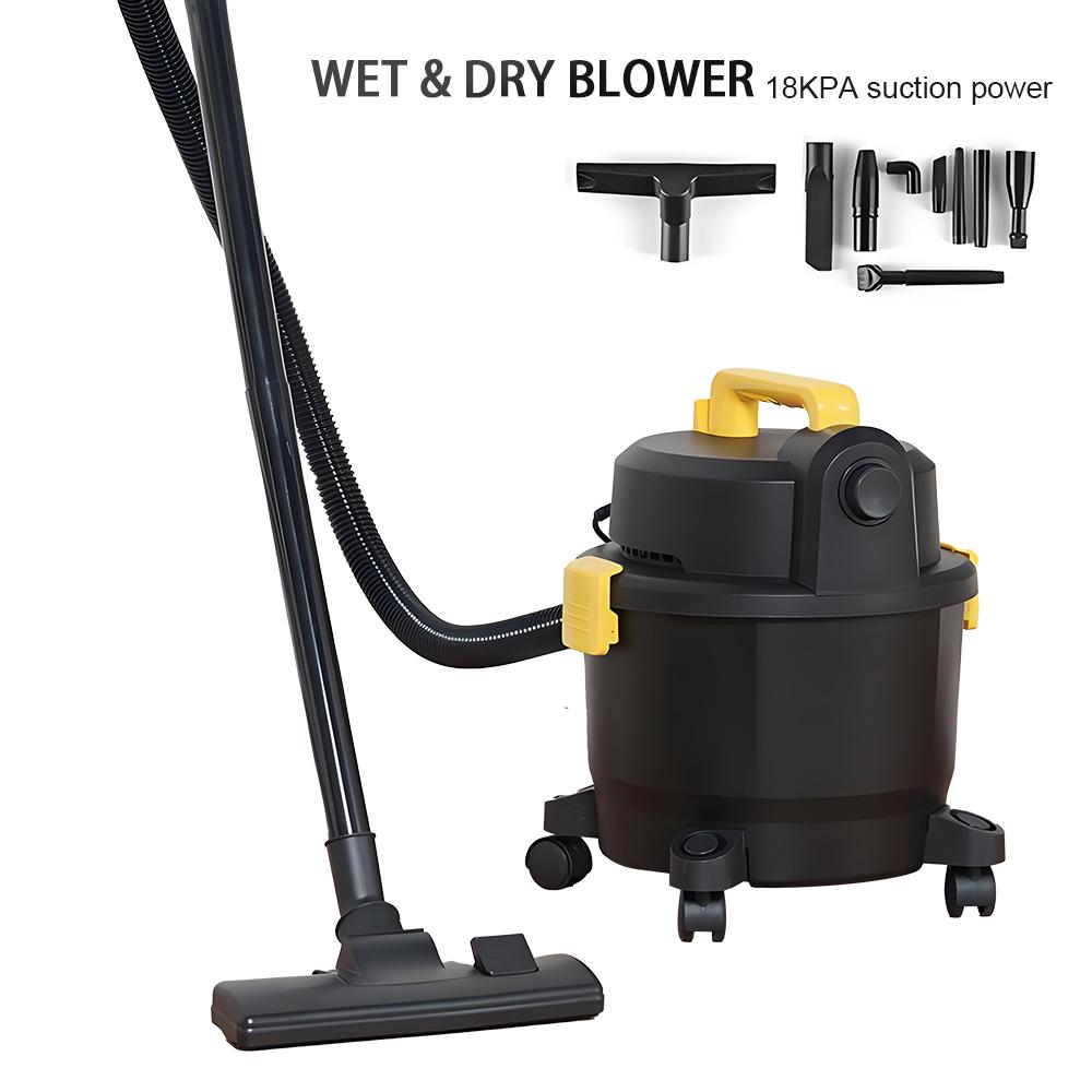

15L Household Electric Vacuum Cleaner Portable Cleaning Machine Big Suction Powerful Wet & Dry Bucket Vacuum Cleaner чёрный