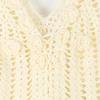 Three-Dimensional Handmade Crochet V-Neck Camisole: Sweet & Spicy Hollow-Out Knitted Top for Women - Spring/Summer Fashion Vest.