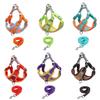 Adjustable Dog Harness No Pull Cute Puppy Cat Soft Walking Leash Set Pet Dogs Harnesses Vest Chihuahua Beagle For Small Dogs