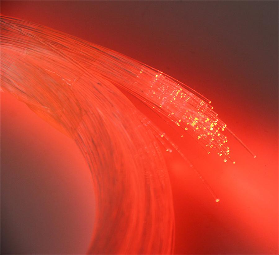 100 Pcs 0.75mmx3M End Glow Plastic Fiber Optic Cable Auto Car Ceiling Star Light