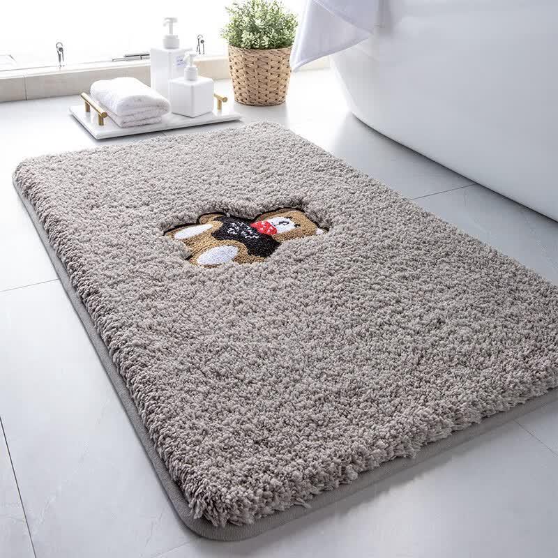 Absorbent Anti-Slip Cartoon Bath Mat 40x60cm